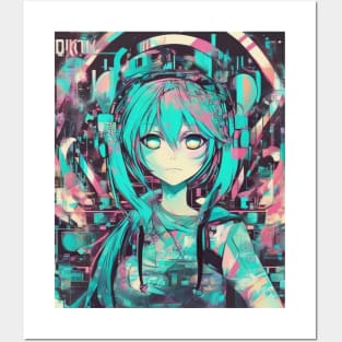 Hatsune Miku Cyber Design Posters and Art